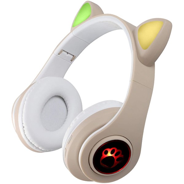 ყურსასმენი Cat Ear CXT-B39 Mix Color Wireless Bletooth Earphone Beige